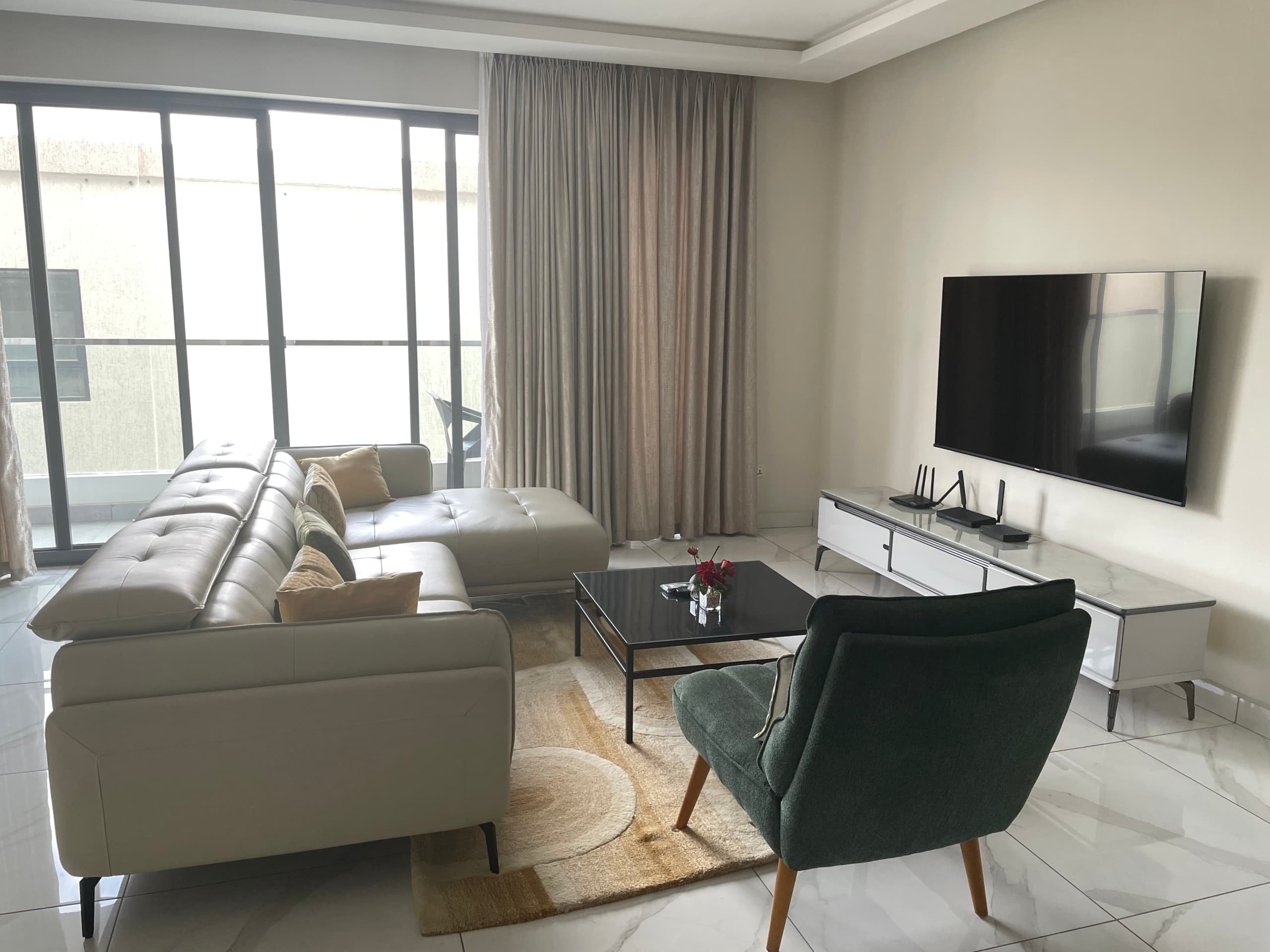 Fully Furnished 2-Bedroom Apartment for Rent – East Legon
