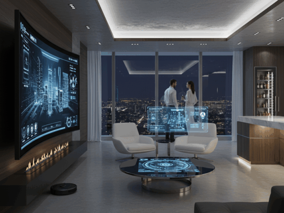 Smart real estate investment in Ghana - modern property technology and luxury apartments